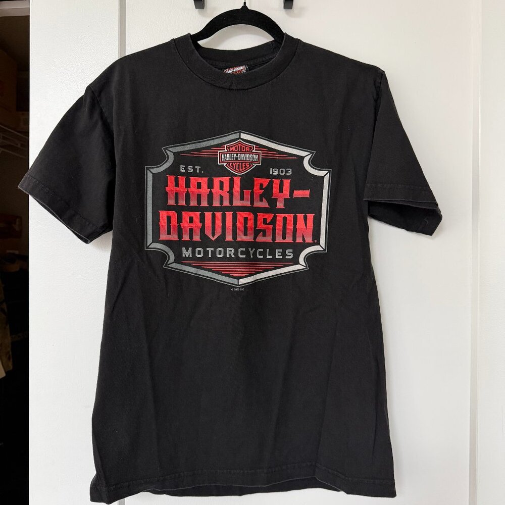 Vintage Harley Davidson Buffalo Bill Cody Wyoming Size: Men's Medium